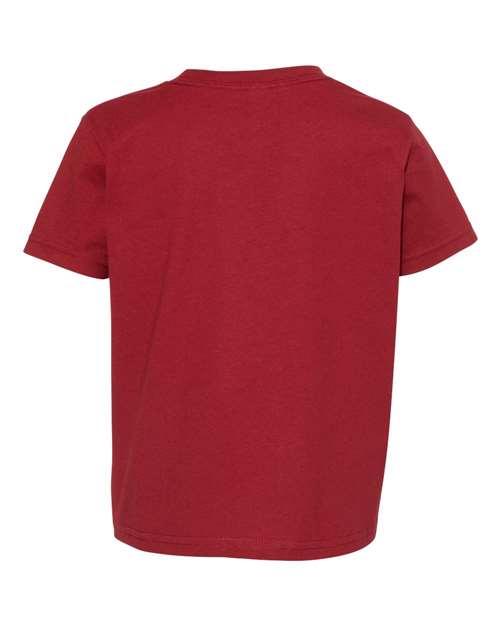 Rabbit Skins 3321 Toddler Fine Jersey Tee - Garnet - back