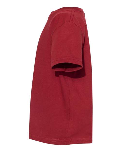 Rabbit Skins 3321 Toddler Fine Jersey Tee - Garnet - side