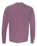 Comfort Colors 4410 Garment-Dyed Heavyweight Long Sleeve Pocket T-Shirt - Berry - back