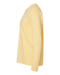 Comfort Colors 4410 Garment-Dyed Heavyweight Long Sleeve Pocket T-Shirt - Butter - side