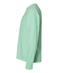 Comfort Colors 4410 Garment-Dyed Heavyweight Long Sleeve Pocket T-Shirt - Island Reef - side