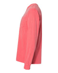 Comfort Colors 4410 Garment-Dyed Heavyweight Long Sleeve Pocket T-Shirt - Watermelon - side