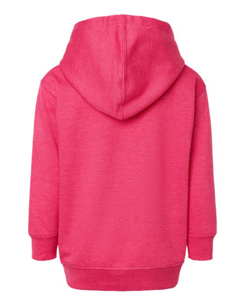 Rabbit Skins 3326 Toddler Pullover Fleece Hoodie - Vintage Hot Pink - back