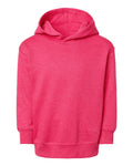 Rabbit Skins 3326 Toddler Pullover Fleece Hoodie - Vintage Hot Pink - front