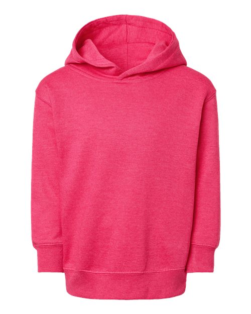 Rabbit Skins 3326 Toddler Pullover Fleece Hoodie - Vintage Hot Pink - front