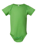 Rabbit Skins 4424 Infant Fine Jersey Bodysuit - Apple - front