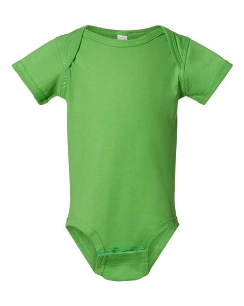 Rabbit Skins 4424 Infant Fine Jersey Bodysuit - Apple - front