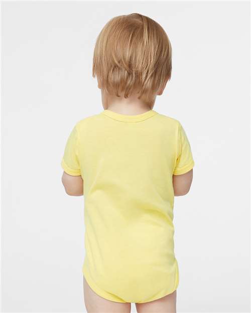 Rabbit Skins 4424 Infant Fine Jersey Bodysuit - Butter - model back