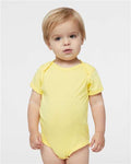 Rabbit Skins 4424 Infant Fine Jersey Bodysuit - Butter - model front