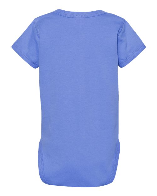 Rabbit Skins 4424 Infant Fine Jersey Bodysuit - Carolina Blue - back