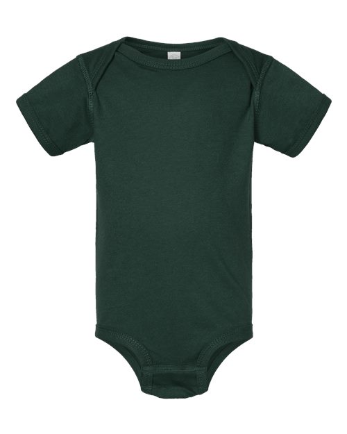 Rabbit Skins 4424 Infant Fine Jersey Bodysuit - Forest - front