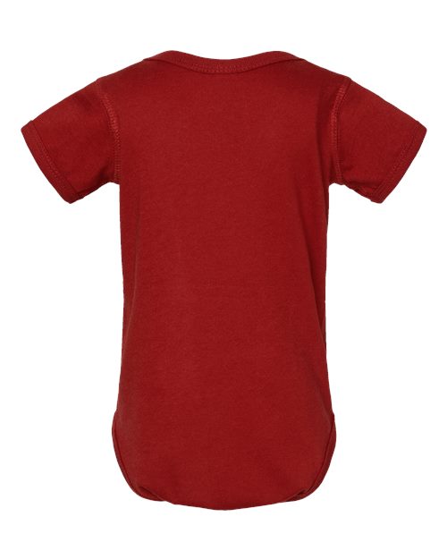 Rabbit Skins 4424 Infant Fine Jersey Bodysuit - Garnet - back