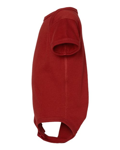 Rabbit Skins 4424 Infant Fine Jersey Bodysuit - Garnet - side