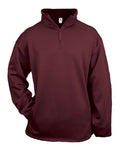 Badger 1480 Men's Performance Quarter-Zip Pullover - Maroon - front