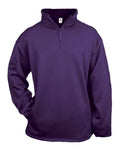 Badger 1480 Men's Performance Quarter-Zip Pullover - Purple - front