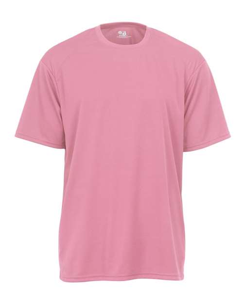 Badger 2120 Youth B-Core T-Shirt - Pink - front