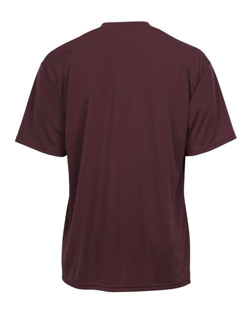 Badger 2120 Youth B-Core T-Shirt - Maroon - back