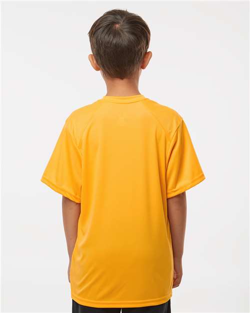 Badger 2120 Youth B-Core T-Shirt - Gold - model back