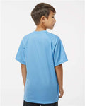Badger 2120 Youth B-Core T-Shirt - Columbia Blue - model back