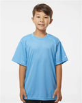 Badger 2120 Youth B-Core T-Shirt - Columbia Blue - model front