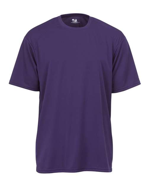 Badger 2120 Youth B-Core T-Shirt - Purple - front