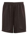 Badger 2207 Youth Pro Mesh 6" Shorts - Brown - front