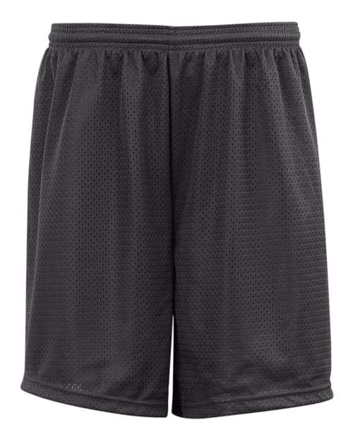 Badger 2207 Youth Pro Mesh 6" Shorts - Graphite - front