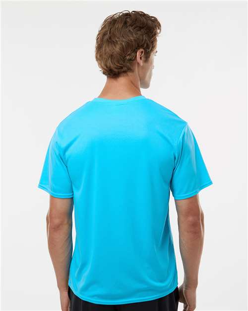 C2 Sport 5100 Unisex Performance T-Shirt - Electric Blue - model back