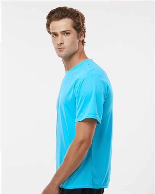 C2 Sport 5100 Unisex Performance T-Shirt - Electric Blue - model side