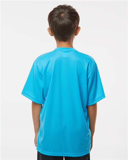 C2 Sport 5200 Youth Performance T-Shirt - Electric Blue - model back