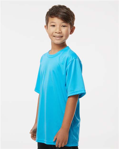 C2 Sport 5200 Youth Performance T-Shirt - Electric Blue - model side