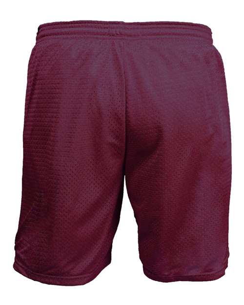 C2 Sport 5209 Youth Mesh Shorts - Maroon - back