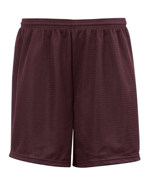 C2 Sport 5209 Youth Mesh Shorts - Maroon - front