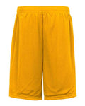 Badger 7219 Men's Pro Mesh 9" Shorts with Pockets - Gold - back