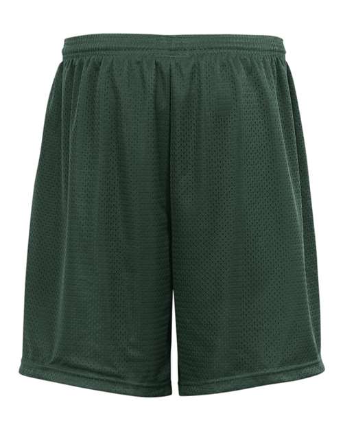 Badger 7219 Men's Pro Mesh 9" Shorts with Pockets - Forest - back