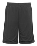 Badger 7219 Men's Pro Mesh 9" Shorts with Pockets - Graphite - front