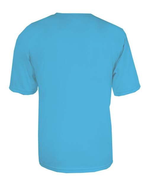Alleson Athletic 2930 Youth B-Core Placket Jersey - Columbia Blue - back