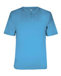Alleson Athletic 2930 Youth B-Core Placket Jersey - Columbia Blue - front