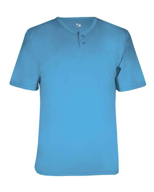 Alleson Athletic 2930 Youth B-Core Placket Jersey - Columbia Blue - front