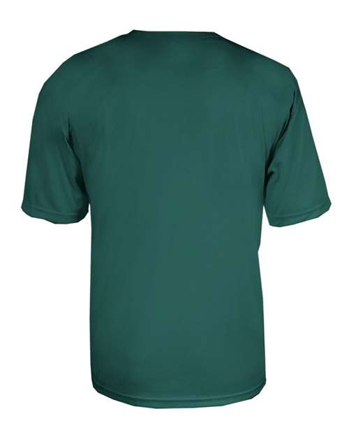 Alleson Athletic 2930 Youth B-Core Placket Jersey - Forest - back