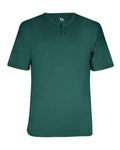 Alleson Athletic 2930 Youth B-Core Placket Jersey - Forest - front