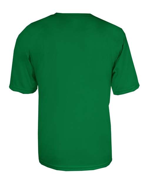 Alleson Athletic 2930 Youth B-Core Placket Jersey - Kelly - back