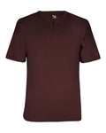 Alleson Athletic 2930 Youth B-Core Placket Jersey - Maroon - front
