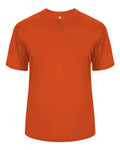 Alleson Athletic 7930 Men's B-Core Placket Jersey - Burnt Orange - front