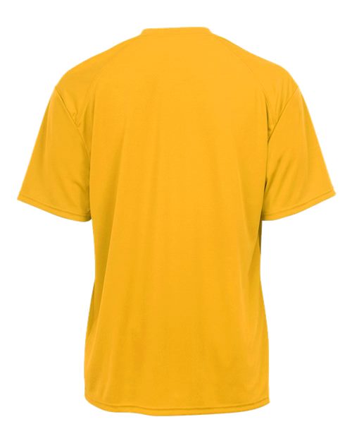 Alleson Athletic 7930 Men's B-Core Placket Jersey - Gold - back