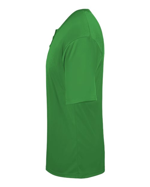 Alleson Athletic 7930 Men's B-Core Placket Jersey - Kelly - side