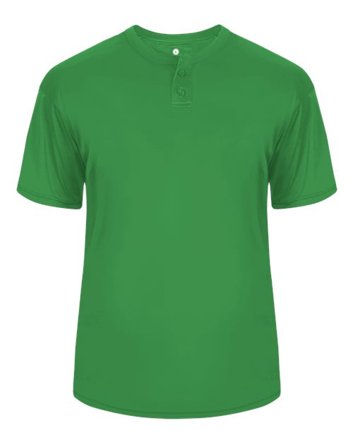 Alleson Athletic 7930 Men's B-Core Placket Jersey - Kelly - front