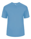 Alleson Athletic 7930 Men's B-Core Placket Jersey - Columbia Blue - front