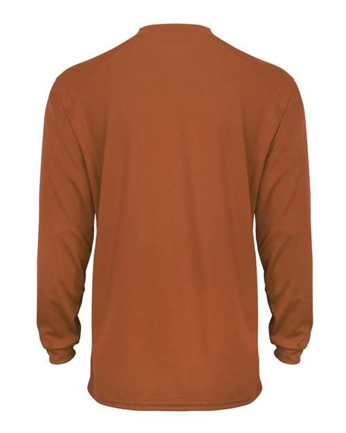 Badger 4104 Unisex B-Core Long Sleeve T-Shirt - Texas Orange - back