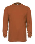 Badger 4104 Unisex B-Core Long Sleeve T-Shirt - Texas Orange - front